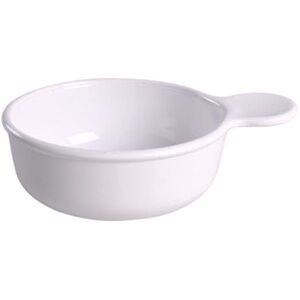 CORNINGWARE “Grab-It” White Ceramic Soup Bowl - Collectible Corning Ware